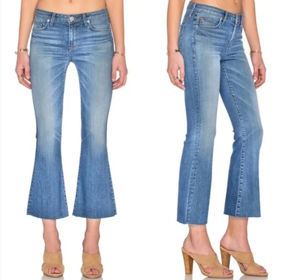 Hudson Crop Flare Jeans - Picture 3 of 7